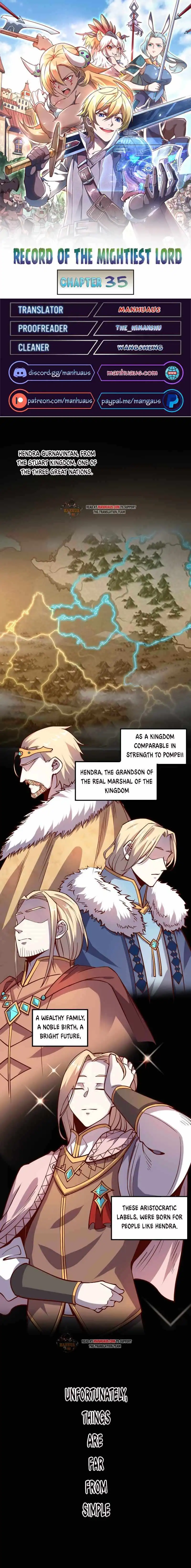 I am the Strongest Lord in Another World Chapter 35 1